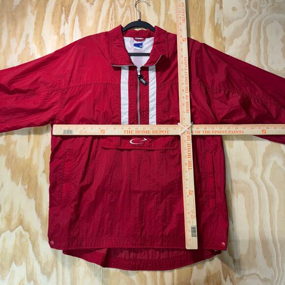 Vintage Y2K bike 1990s embroidered 1/2 zip light windbreaker - Picture 4 of 4